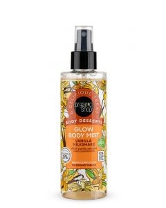 Natura Siberica Organic Shop Body Desserts Vanilla Milkshake Body Mist με Λάμψη 200ml