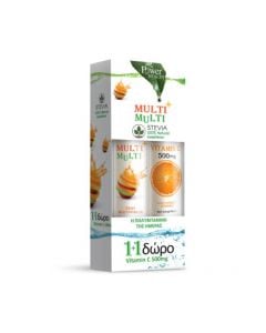 Power Health Multi + Multi with Stevia 24 Tabs  + Vitamin C 500mg 20 Tabs
