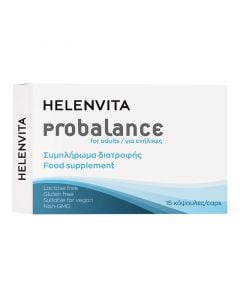 Helenvita Probalance for Adults 15caps Συμπλήρωμα Διατροφής με Πρεβιοτικά  