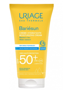 Uriage New Bariesun Moisturizing Cream Spf50 Sensitive Skin 50ml Ενυδατικό Αντηλιακό Προσώπου