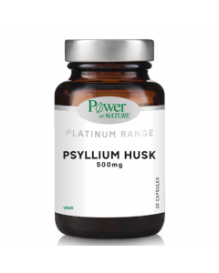 Power Health Platinum Range Psyllium Husk 500mg 30caps Συμπλήρωμα Διατροφής με Φλοιό Ψυλλίου σε Σκόνη