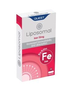 Quest Liposomal Iron 15mg 30Caps