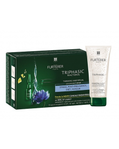 Rene Furterer Triphasic Reactionel Serum 12 X 5ml Αγωγή Κατά Της Αντιδραστικής Τριχόπτωσης + Triphasic Shampoo 100ml Σαμπουάν