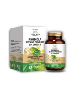 John Noa Rhodiola Evening Primrose B7 & Omega 3 Λιποσωμιακό 30caps