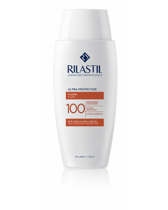 Rilastil Ultra 100-Protector Moisturizing Fluid Spf50 50ml Ενυδατικό Γαλάκτωμα για Πρόσωπο & Σώμα με Αντηλιακή Προστασία
