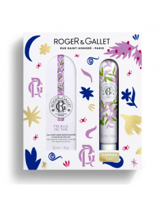 Roger & Gallet Xmas Set Feuille De The: Fragrant Water 30ml & Κρέμα Χεριών 30ml