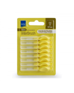 InterMed Ergonomic InterBrush Mini Μεσοδόντια Βουρτσάκια 0.7mm Size 4, 8pcs