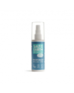 Salt of the Earth Vegan Natural Deodorant Spray Ocean & Coconut 100ml Αποσμητικό Χωρίς Αλουμίνιο Με Αρωμα Ωκεανός & Καρύδα