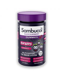Sambucol Black Elderberry Gummies With Vitamin C For Kids Immune Support  30Gummies