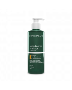 Pharmasept Scalp Biome Dry Dandruff Shampoo 400ml Σαμπουάν με Πρεβιοτικά, για τη Ρύθμιση και Αντιμετώπιση της Ξηροδερμίας και Ξηρής Πιτυρίδας