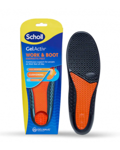 Dr.Scholl Gel Activ Σόλα για Μποτάκια Εργασίας Μέγεθος Large (No 40-46.5) 1ζευγάρι