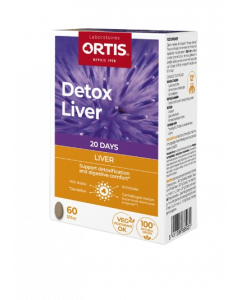 Ortis Detox Liver Υποστηρίζει την Αποτοξίνωση & Καλή Πέψη 60 Ταμπλέτες