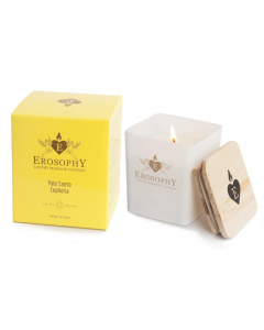 Erosophy  Κερί Ιδανικό για Μασάζ Palo Santo Euphoria Σαφράν & Σανδαλόξυλο 140gr