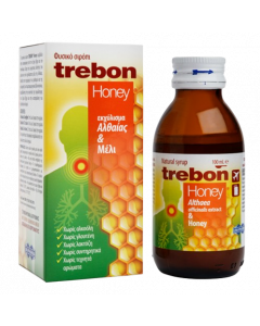 Trebon Honey Σιρόπι με Μέλι & Αλθαία για Ξηρό και Παραγωγικό Βήχα χωρίς Γλουτένη 100ml