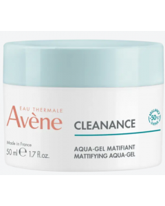 Avene Cleanance Aqua-Gel Ενυδατική Κρέμα για Ματ Αποτέλεσμα για Ευαίσθητο Δέρμα με Ατέλειες 50ml