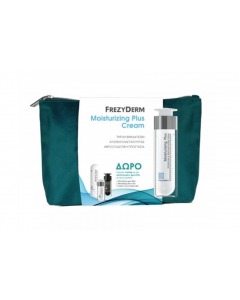 Frezyderm Promo Moisturizing Plus Cream Ενυδατική Κρέμα Προσώπου 50ml, Απαλό Υγρό Καθαρισμού 15ml, Ορός Serum 5ml, Ματ Make-up 2ml & Δώρο Νεσεσέρ