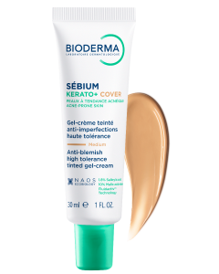 Bioderma Sebium Kerato+ Cover 30ml Gel-Κρέμα με Χρώμα Κατά των Aτελειών