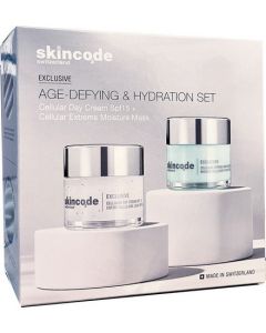 Skincode Promo Age Defying & Hydration Set Exclusive Cellular Day Cream SPF 15, 50ml Συσφικτική Κρέμα Ημέρας & Extreme Moisture Mask, 50ml Κρέμα - Μάσκα Επανόρθωσης της Υγρασίας