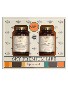 Sky Premium Life -35% Promo Προωθητικό Πακέτο Για Υγιή Μαλλιά: Hair Advanced Formulation 60tabs & Biotin 1000mg 60tabs