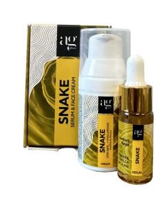 Ag Pharm Snake Serum 10ml & Face Cream 30ml Ορός & Κρέμα Προσώπου Έντονης Αίσθησης Botox & Αντιγηραντικής Δράσης