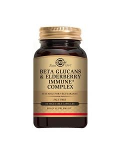 Solgar Beta Glucans & Elderbery Immune Complex 60 Tabs