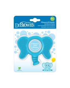 Dr. Brown’s Flexees Friends™ Soft Silicone Teether Elephant 3m+ (TE002-P2) 1 Item
