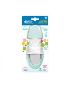 Dr. Brown's Designed To Nourish™ Fresh Firsts Silicone Feeder 4m+ Mint (TF006) 1Item