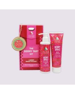 Aloe+ Colors The Berry Tart Set with Shower Gel 200ml + Body Lotion 120ml & Ornament Gift