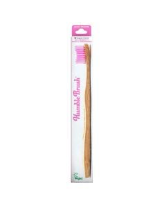 The Humble Co. Humble Brush Bamboo Pink Toothbrush Medium