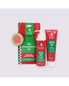 Aloe+ Colors The Melomakarono Set with Shower Gel 200ml + Body Lotion 120ml & Ornament Gift