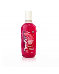 TheraSol Plus Family Size Antimicrobial Mouthwash Cherry Flavor 500ml Αντιμικροβιακό Στοματικό Διάλυμα με Φθόριο και Γεύση Κεράσι