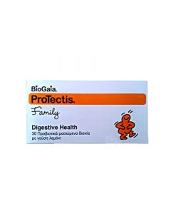 BioGaia ProTectis Family Προβιοτικό - Γεύση Λεμόνι 30 Tabs Μασώμενα Δισκία