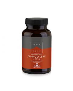 Terranova Ginkgo Leaf 500mg 50 Caps Enhances Memory