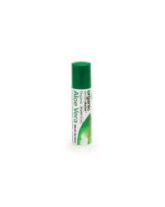 Dr. Organic Aloe Vera Lip Balm 5.7ml Ενυδατικό Χειλιών Αλόη Βέρα
