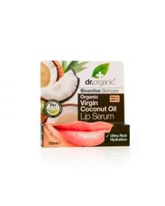 Dr. Organic Virgin Coconut Oil Lip Serum 10ml Ενυδατικό Ορός Χειλιών με Καρύδα