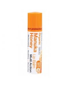 Dr. Organic Manuka Honey Lip Balm 5.7ml Ενυδατικό Χειλιών με Μέλι Μανούκα