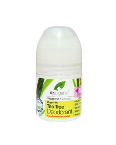Dr. Organic Tea Tree Deodorant 50ml Αποσμητικό με Τεϊόδεντρο
