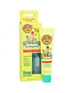Earth's Best Baby ToothpasteStraweberry and Banana + FREE Gum Brush
