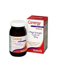 Health Aid Conergy CoQ10 30mg 90 Caps Toning