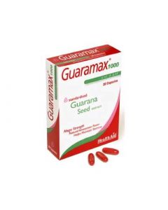 Health Aid Guaramax 1000 30 Caps Ενέργεια