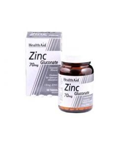 Health Aid Zinc Gluconate 70mg 90 Tabs