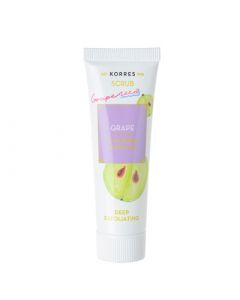 Korres Deep Exfoliating Scrub Grape 18ml Oily - Combination Skin