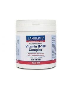 Lamberts B 100 Complex 200 Tabs Σύμπλεγμα Βιταμίνης Β