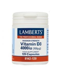 Lamberts Vitamin D3 4000iu 120 Caps Βιταμίνη D3