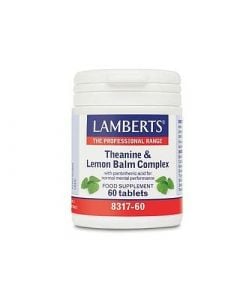 Lamberts Theanine & Lemon Balm Complex 60 Tabs Αμινοξύ και Βάλσαμο Λεμονιού