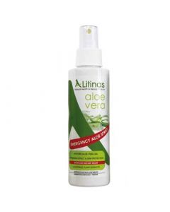 Litinas Emergency Aloe Vera Spray 150ml Δροσιστικό Υγρό Ζελ Αλόης