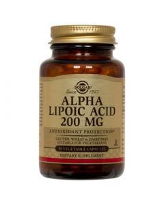 Solgar Alpha Lipoic Acid 200mg 50 Caps