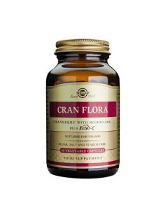 Solgar Cranflora with Probiotics 60 Veg. Caps