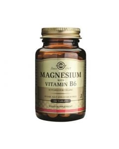Solgar Magnesium + Vitamin B6 100 Tabs