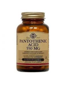 Solgar Pantothenic Acid 550mg 50 Veg. Caps